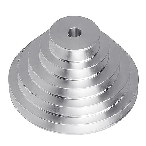 YUOIUX Bohrmaschinenrad, Aluminium, Typ A, Pagode, 150 mm außen für Zahnriemen von YUOIUX