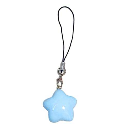 YUOIUX Fat Star Handy-Chacin-Handyanhänger, Schlüsselband, Tasche, hängende Anhänger, Dekoration, Ornament, Modeschmuck, Accessoire YUOIUX Fat Star Handy-Chacin-Handyanhänger, Schlüsselband, Tasche, hängende Anhänger, Dekoration, Ornament, Modeschmuck, Accessoire von YUOIUX