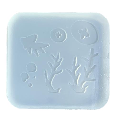 YUOIUX Flexible Silikonform für einfache Epoxidharz-Formen für Fische/geformte Schmuckdekorationen, Form YUOIUX Flexible Silikonform für einfache Epoxidharz-Formen für Fische/geformte Schmuckdekorationen, Form von YUOIUX