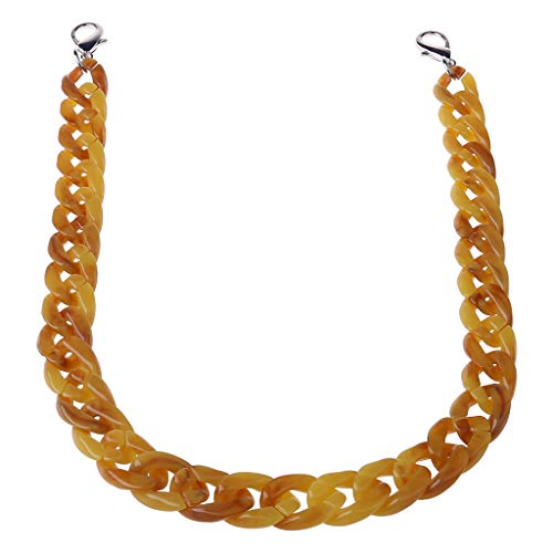 YUOIUX Gepäckkette Acrylkette / Kette / transparente Kette / Handtaschenkette / Ersatzkettenriemen / Set mit Schnallen YUOIUX Gepäckkette Acrylkette / Kette / transparente Kette / Handtaschenkette / Ersatzkettenriemen / Set mit Schnallen von YUOIUX