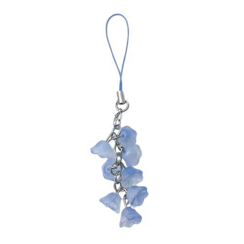 YUOIUX Handy-Anhänger mit Blume, stilvolles Accessoire, Lilys of the Valleys, Handykette, geeignet für Frauen und Mädchen YUOIUX Handy-Anhänger mit Blume, stilvolles Accessoire, Lilys of the Valleys, Handykette, geeignet für Frauen und Mädchen von YUOIUX