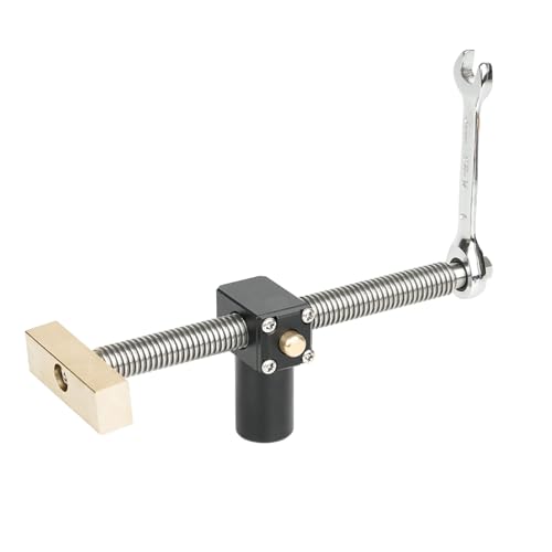 YUOIUX Holzbearbeitung Desktop Clip Fast Fixed Clip Klemme Messing Schraubstock für 19/20 mm Hundeloch Tischlerei Holzbearbeitung Bänke Werkzeuge von YUOIUX