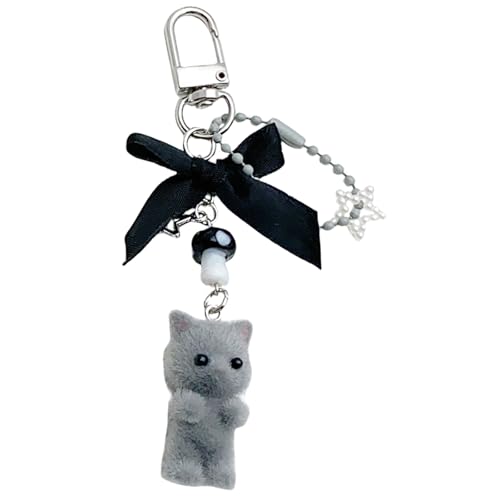 YUOIUX Hübscher Katzen-Schleifen-Perlen, Handy-Charm-Anhänger, tragbarer Schlüsselanhänger, vielseitiges Mode-Accessoire für trendige Frauen und Mädchen YUOIUX Hübscher Katzen-Schleifen-Perlen, Handy-Charm-Anhänger, tragbarer Schlüsselanhänger, vielseitiges Mode-Accessoire für trendige Frauen und Mädchen von YUOIUX