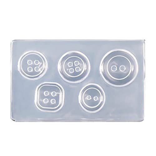 YUOIUX Knopfform, Kristall, Epoxidharz, Knopfschnalle, Gießform, Silikonform YUOIUX Knopfform, Kristall, Epoxidharz, Knopfschnalle, Gießform, Silikonform von YUOIUX