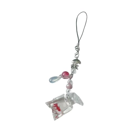 YUOIUX Modischer Fisch-Wassersack-Anhänger, Schlüsselanhänger, Ornament, tragbarer Schlüsselanhänger, einzigartiger Taschenanhänger, lustiger Charme für Fischliebhaber YUOIUX Modischer Fisch-Wassersack-Anhänger, Schlüsselanhänger, Ornament, tragbarer Schlüsselanhänger, einzigartiger Taschenanhänger, lustiger Charme für Fischliebhaber von YUOIUX