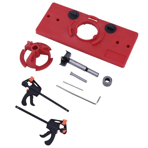 YUOIUX Präzise Holzbearbeitung, 35 mm Scharniere, Lochöffner, Schienenführungsschienen-Adapter für präzise, gerade Holzbearbeitung von YUOIUX