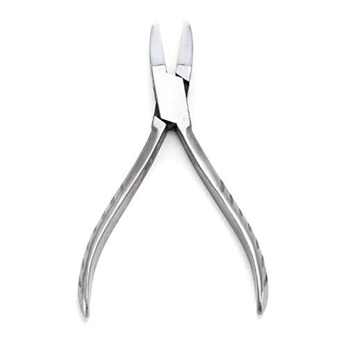 YUOIUX Professionelle flache Nylon-Backenzange aus Edelstahl für Brillenrahmen, Reparatur, Schmuckherstellung, Zange, Kunstwerk-Werkzeuge von YUOIUX