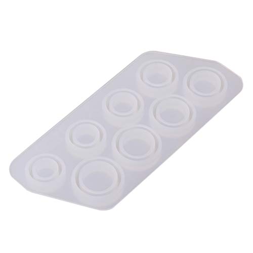 YUOIUX Ringform, flache Ringe, Sammlung, handgefertigte Schmuckherstellung, Silikonform, Kristall, Epoxidform, Schmuckherstellungswerkzeug YUOIUX Ringform, flache Ringe, Sammlung, handgefertigte Schmuckherstellung, Silikonform, Kristall, Epoxidform, Schmuckherstellungswerkzeug von YUOIUX