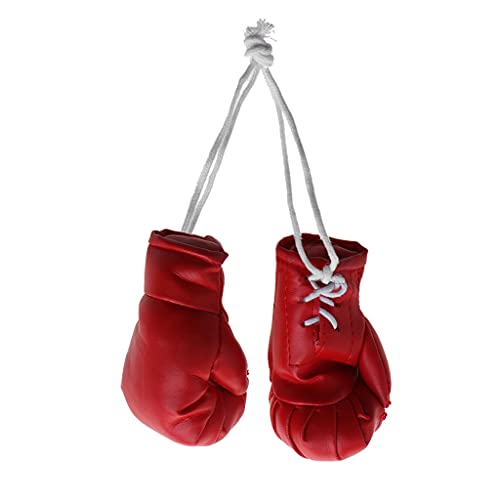 YUOIUX Schlüsselanhänger Boxhandschuhe Miniatur Boxhandschuhe Urlaub Weihnachten Ornament hängende Dekoration oder Souvenir Display für Zuhause von YUOIUX