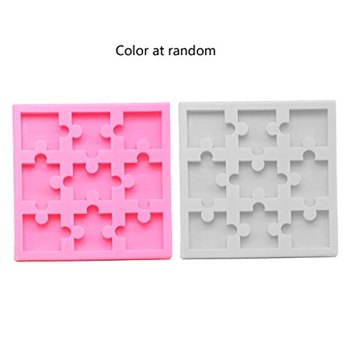 YUOIUX Schmuckherstellungswerkzeuge, handgefertigte Puzzleteilform, Silikonform, Puzzleform, Silikonform, Schmuckanhänger, Kunsthandwerk YUOIUX Schmuckherstellungswerkzeuge, handgefertigte Puzzleteilform, Silikonform, Puzzleform, Silikonform, Schmuckanhänger, Kunsthandwerk von YUOIUX