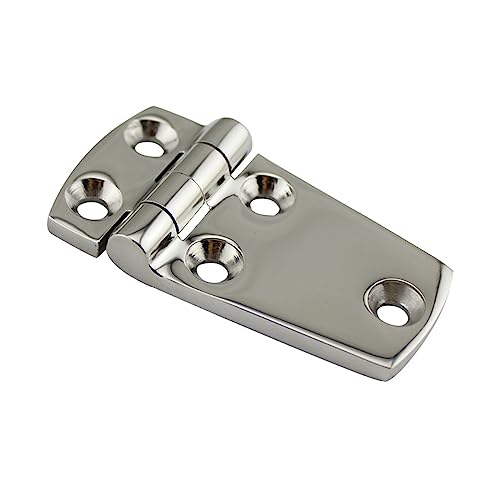 YUOIUX Verbesserte Hardware-Halterung, Türscharnier, Edelstahl, strapazierfähig, Bootsscharnier, Stahl, Schrank, Deck, Edelstahl-Scharnier, Marine-Garage von YUOIUX
