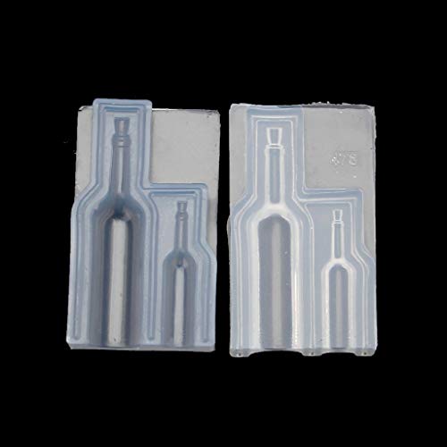 YUOIUX Weinflaschen-Form, kleine 3D-Weinglasflasche, Silikonharzform, Harzguss, Kunsthandwerk YUOIUX Weinflaschen-Form, kleine 3D-Weinglasflasche, Silikonharzform, Harzguss, Kunsthandwerk von YUOIUX