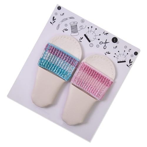 YUPEIUKLI 1 Paar Fingerhüte aus Leder zum Stricken, Häkeln, Sticken, Fingerschutz, Fingerhutschutz für Handarbeiten YUPEIUKLI 1 Paar Fingerhüte aus Leder zum Stricken, Häkeln, Sticken, Fingerschutz, Fingerhutschutz für Handarbeiten von YUPEIUKLI