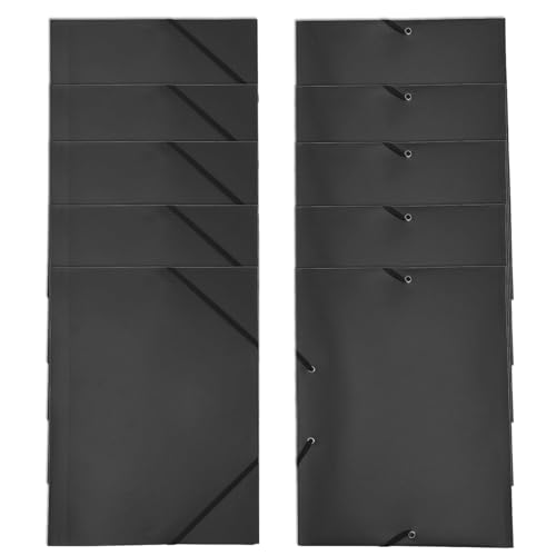 YUPEIUKLI 10 Stück A 4 Aktenordner Postordner Dokumentenordner mit Gummizug Eckordner Portfolios Ordner Bürobedarf YUPEIUKLI 10 Stück A 4 Aktenordner Postordner Dokumentenordner mit Gummizug Eckordner Portfolios Ordner Bürobedarf von YUPEIUKLI