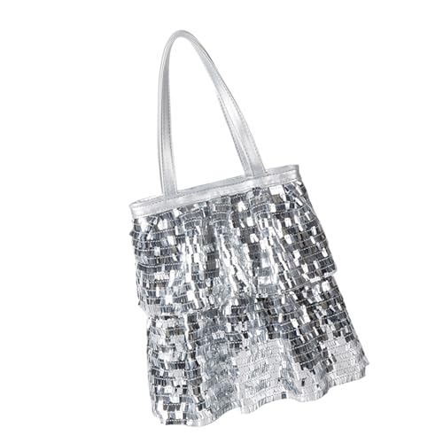 YUPEIUKLI Damen-Tragetasche mit glitzernden Pailletten, große Kapazität, Umhängetasche, Handtasche mit Magnetverschluss, Damen-Abendtasche YUPEIUKLI Damen-Tragetasche mit glitzernden Pailletten, große Kapazität, Umhängetasche, Handtasche mit Magnetverschluss, Damen-Abendtasche von YUPEIUKLI