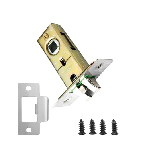 YUPEIUKLI Robuste Metallgabelrohr-Einsteckriegel, Metalloberfläche, praktisches Zubehör für die Installation von Badezimmer- und Schlafzimmertüren von YUPEIUKLI