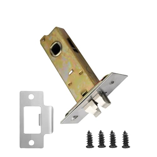 YUPEIUKLI Robuste Metallgabelrohr-Einsteckriegel, Metalloberfläche, praktisches Zubehör für die Installation von Badezimmer- und Schlafzimmertüren von YUPEIUKLI