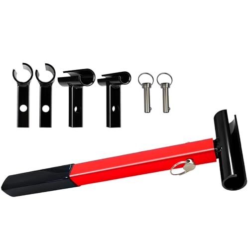 YUPEIUKLI Scharnier-Einstellschlüssel-Set, tragbar, robust, 4-in-1-Werkzeug zur Einstellung von Türscharnieren, Robustes Metall mit Gummigriff von YUPEIUKLI