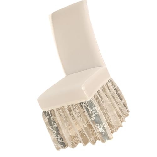 YUPEIUKLI Stuhlhussen aus Milchseide, dehnbar, elegant, für Küche und Hochzeitsbankett von YUPEIUKLI