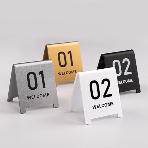 5 Stück Stapelbare Tischnummernkarten, Table Numbers aus Acryl Tischnummern Hochzeit Sitzplan Tischkarten, Deal für Cafés, Bars, Restaurants, Hotels, Doppelseitige Zahlen, Einfach und Schön(Black-6CM, 5 Stück Stapelbare Tischnummernkarten, Table Numbers aus Acryl Tischnummern Hochzeit Sitzplan Tischkarten, Deal für Cafés, Bars, Restaurants, Hotels, Doppelseitige Zahlen, Einfach und Schön(Black-6CM, von YUQIWKK