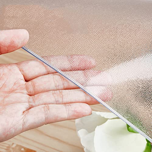 YURO Transparente PVC-Tischdecke, 50 x 30 cm, Schreibtischunterlage, wasserdicht, öldicht, Holz-Tischschutzmatte für Büro, Zuhause, Schule YURO Transparente PVC-Tischdecke, 50 x 30 cm, Schreibtischunterlage, wasserdicht, öldicht, Holz-Tischschutzmatte für Büro, Zuhause, Schule von YURO