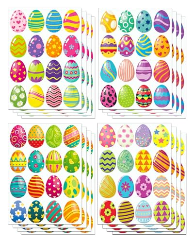 Ostern Aufkleber Eier 16 Stück Ostereier Aufkleber 256 Pcs Eier Sticker DIY Ostern Geschenkaufkleber für Scrapbooking, Grußkarten, Basteln Ostern Aufkleber Eier 16 Stück Ostereier Aufkleber 256 Pcs Eier Sticker DIY Ostern Geschenkaufkleber für Scrapbooking, Grußkarten, Basteln von YUSHWENPTY