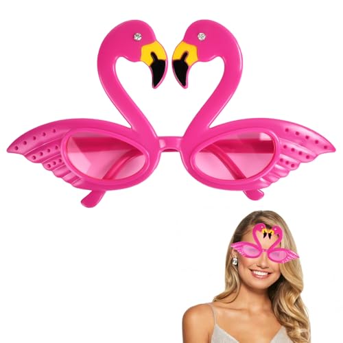 YUSHWENPTY Flamingo Brille Flamingo Sonnenbrille Lustige Partybrillen Funny Sunglasses Pink Silvester Brille für Kinder Erwachsene, Karneval, Geburtstag, Themenparty YUSHWENPTY Flamingo Brille Flamingo Sonnenbrille Lustige Partybrillen Funny Sunglasses Pink Silvester Brille für Kinder Erwachsene, Karneval, Geburtstag, Themenparty von YUSHWENPTY