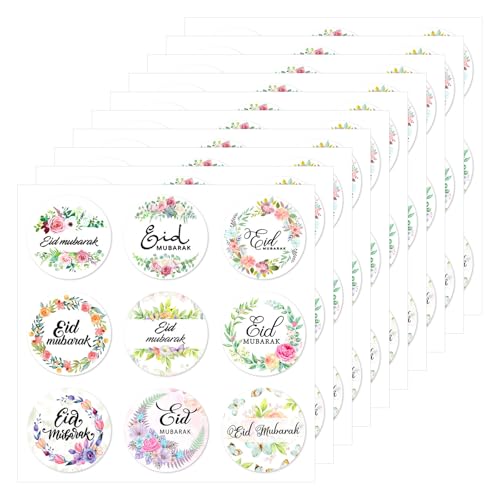 90COUNTS EID Festival Aufkleber Runde Wickeletikett Blumenverpackung Aufkleber Für Die Versiegelungsumschlagkarte Candy Bag Verpackung Koran Themen 90COUNTS EID Festival Aufkleber Runde Wickeletikett Blumenverpackung Aufkleber Für Die Versiegelungsumschlagkarte Candy Bag Verpackung Koran Themen von YUTNGYNG