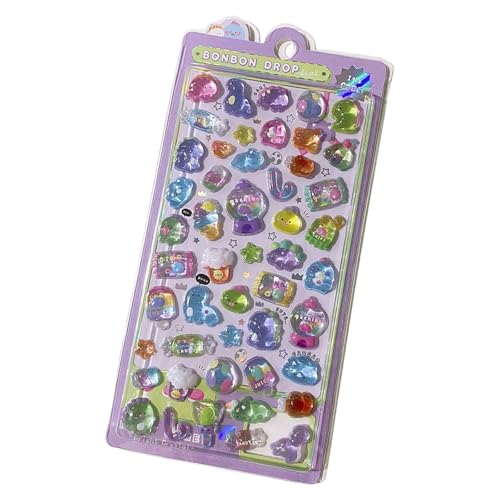 Cartoon Aufkleber, Scrapbooking Aufkleber, Klare Aufkleber Kinder Motivierende Aufkleber Für Lehrer Kinder Belohnung, Lustige Tiere Aufkleber Für Scrapbook Telefon Fall Notebook von YUTNGYNG