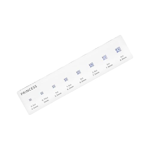 Sizer-Messwerkzeugsatz, Messgerät Für Runde, Ovale Und Quadratische Diamanten Mit Hochpräzisen Markierungen, Strassstein-Lineal Für Anfänger Sizer-Messwerkzeugsatz, Messgerät Für Runde, Ovale Und Quadratische Diamanten Mit Hochpräzisen Markierungen, Strassstein-Lineal Für Anfänger von YUTNGYNG