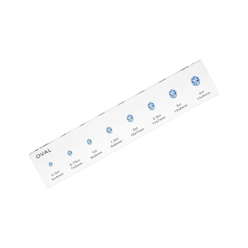 Sizer-Messwerkzeugsatz, Messgerät Für Runde, Ovale Und Quadratische Diamanten Mit Hochpräzisen Markierungen, Strassstein-Lineal Für Anfänger Sizer-Messwerkzeugsatz, Messgerät Für Runde, Ovale Und Quadratische Diamanten Mit Hochpräzisen Markierungen, Strassstein-Lineal Für Anfänger von YUTNGYNG