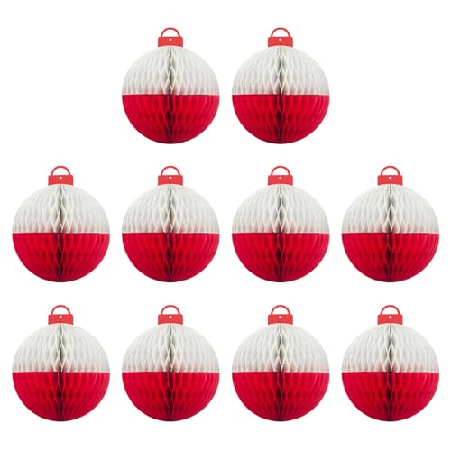 YUTNGYNG 10pcs Schöne Bobber Papierkugel Ornament Für Fischereisthemenpartys Und Veranstaltungstisch Und Deckendekoration Ozean Themenpartys YUTNGYNG 10pcs Schöne Bobber Papierkugel Ornament Für Fischereisthemenpartys Und Veranstaltungstisch Und Deckendekoration Ozean Themenpartys von YUTNGYNG
