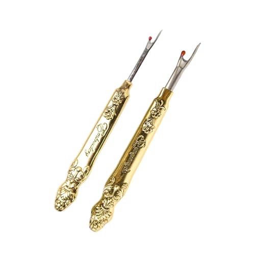 YUTNGYNG 2 Pieces Vintage Naht Unpicker Metall Naht Unpicker Nähen Bequemer Zum Nähen Projekt Entfernen Von Gewindestoffschneider von YUTNGYNG