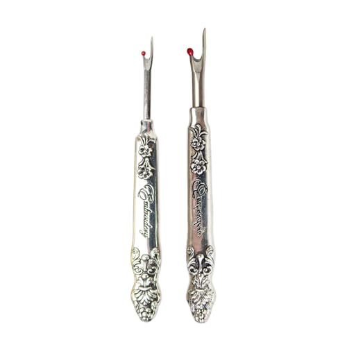 YUTNGYNG 2 Pieces Vintage Naht Unpicker Metall Naht Unpicker Nähen Bequemer Zum Nähen Projekt Entfernen Von Gewindestoffschneider von YUTNGYNG