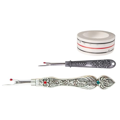 YUTNGYNG 2pcs Nahtflipper Mit Nähklebebandnähte Nahtflipper Zum Entfernen Von Fadenkleidung Nadel Arbeitsmuster Fadenentferner von YUTNGYNG