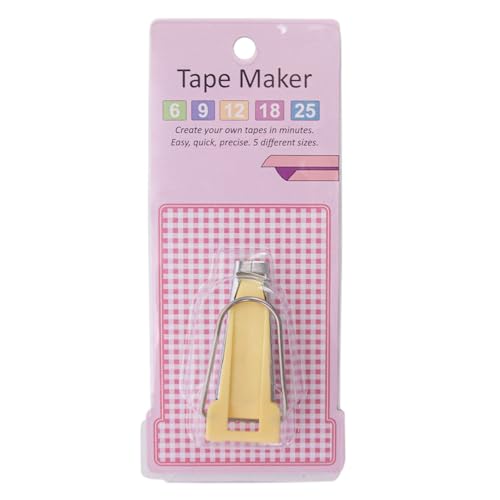 YUTNGYNG Bias Tape Maker 6mm 9 Mm 12 Mm 18 25 5 5 Größen Tape Maker Werkzeug Quilt Werkzeug Zum Quilt Und Stoffnähen von YUTNGYNG