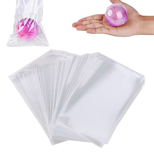 200 Stück Schrumpffolienbeutel YUTOU 10 * 16cm Wasserdicht POF Hitze schrumpfen Taschen Transparent Schrumpffolie Beutel Shrink Wrap Taschen für Seifen Badebomben Kerzen kleine Geschenkverpackungen von YUTOU