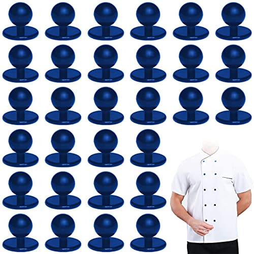 YUTOU 30 Stück Kugelknöpfe für Kochjacke, Profi Kochknöpfe Hochwertige Kochjackenknöpfe für alle Kugelknopf Kochjacken Kugelknöpfe Knöpfe Set, 18×16 mm mit Ø 11 mm Kopfdurchmesser YUTOU 30 Stück Kugelknöpfe für Kochjacke, Profi Kochknöpfe Hochwertige Kochjackenknöpfe für alle Kugelknopf Kochjacken Kugelknöpfe Knöpfe Set, 18×16 mm mit Ø 11 mm Kopfdurchmesser von YUTOU