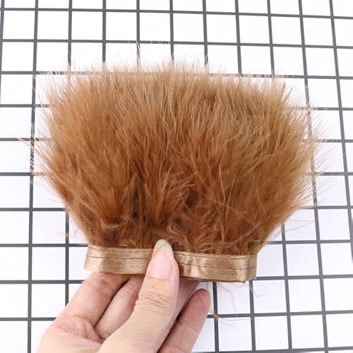 YUWEN 1 Meter buntes Marabu-Federband 8–10 cm, Flauschige Federn, Fransen, Kleidung, Kleid, Hochzeit, Dekoration, Nähen, Handwerk, Federn YUWEN 1 Meter buntes Marabu-Federband 8–10 cm, Flauschige Federn, Fransen, Kleidung, Kleid, Hochzeit, Dekoration, Nähen, Handwerk, Federn von YUWEN