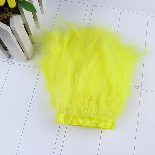 YUWEN Bunte Türkei Marabou Feder Trim 4-6 Zoll 2M/5M/10M Federn Fransen zum Nähen Handarbeiten DIY Handwerk Kleid Dekoration YUWEN Bunte Türkei Marabou Feder Trim 4-6 Zoll 2M/5M/10M Federn Fransen zum Nähen Handarbeiten DIY Handwerk Kleid Dekoration von YUWEN