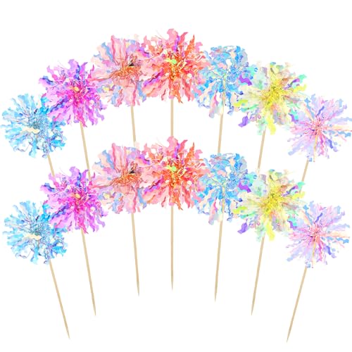 YUXIANLB 14-Teiliges Happy Birthday Kuchen Dekor Cupcake Dekor Aus Folie Mit Feuerwerk Glitzernde Lametta Kuchen Dekor Cocktail Lebensmittel Zahnstocher für Geburtstag Hochzeit Babyparty Abschluss YUXIANLB 14-Teiliges Happy Birthday Kuchen Dekor Cupcake Dekor Aus Folie Mit Feuerwerk Glitzernde Lametta Kuchen Dekor Cocktail Lebensmittel Zahnstocher für Geburtstag Hochzeit Babyparty Abschluss von YUXIANLB