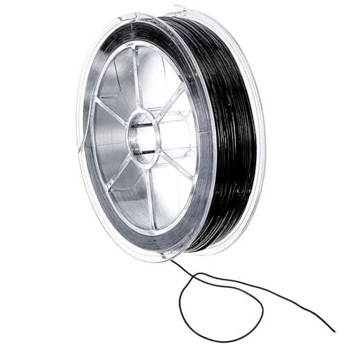 YUXIANLB 2 Rollen Perlenschnur, 0.8 mm elastische Armbandschnur, Stretch-Armbandschnur, transparente Schnur für Armbänder, elastischer Faden, Bastelsets, Kristall-Elastikschnur für die Schmuckherstel YUXIANLB 2 Rollen Perlenschnur, 0.8 mm elastische Armbandschnur, Stretch-Armbandschnur, transparente Schnur für Armbänder, elastischer Faden, Bastelsets, Kristall-Elastikschnur für die Schmuckherstel von YUXIANLB