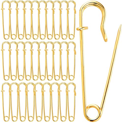 YUXIANLB 30 Stück Große Sicherheitsnadeln, Sicherheitsnadeln Schwerlast, 2 inch Sicherheitsnadel Safety Pins, Stark Sicherheitsnadelns, Robuste Nadelverschlüsse für Kleidung, Leder, Leinwand, Decken YUXIANLB 30 Stück Große Sicherheitsnadeln, Sicherheitsnadeln Schwerlast, 2 inch Sicherheitsnadel Safety Pins, Stark Sicherheitsnadelns, Robuste Nadelverschlüsse für Kleidung, Leder, Leinwand, Decken von YUXIANLB