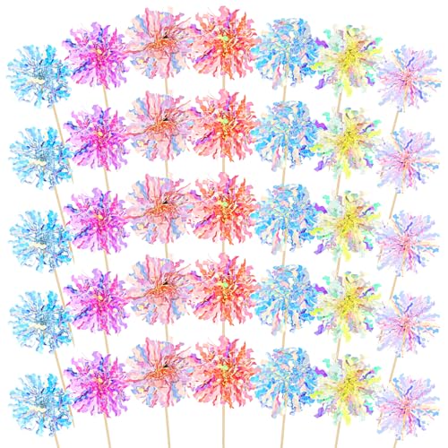 YUXIANLB 35-Teiliges Happy Birthday Kuchen Dekor Cupcake Dekor Aus Folie Mit Feuerwerk Glitzernde Lametta Kuchen Dekor Cocktail Lebensmittel Zahnstocher für Geburtstag Hochzeit Babyparty Abschluss YUXIANLB 35-Teiliges Happy Birthday Kuchen Dekor Cupcake Dekor Aus Folie Mit Feuerwerk Glitzernde Lametta Kuchen Dekor Cocktail Lebensmittel Zahnstocher für Geburtstag Hochzeit Babyparty Abschluss von YUXIANLB
