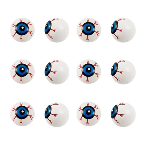 12 Pcs Scary Eyeballs Halloween Party Künstliche Augen Spielzeug Kunststoff Blaue Lustiger Horror Eyes Hälfte Bärenaugen Halloween Parteie Spielzeugs für Erwachsene Kinder 12 Pcs Scary Eyeballs Halloween Party Künstliche Augen Spielzeug Kunststoff Blaue Lustiger Horror Eyes Hälfte Bärenaugen Halloween Parteie Spielzeugs für Erwachsene Kinder von YUYWWAN
