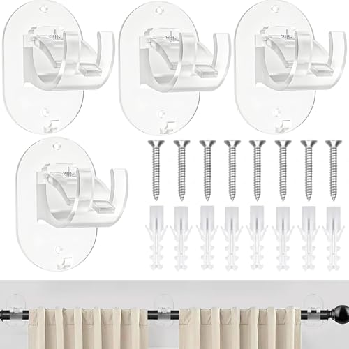 Gardinenstange Ohne Bohren 4 Stücke Gardinenstangenhalter Ohne Bohren Transparent Gardinenstange Kleben Curtain Rod Klebehaken Verstellbare Gardinenstangenhalter,für Badezimmer Hotel Küche Gardinenstange Ohne Bohren 4 Stücke Gardinenstangenhalter Ohne Bohren Transparent Gardinenstange Kleben Curtain Rod Klebehaken Verstellbare Gardinenstangenhalter,für Badezimmer Hotel Küche von YUZHEDM