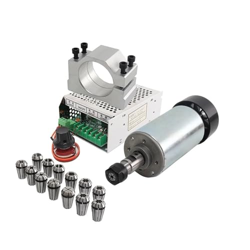 YVAAASIYC 0,3 kw Spindel DC 12-48V CNC 300W Spindel Motor Halterung 24V 36V for PCB Gravur von YVAAASIYC