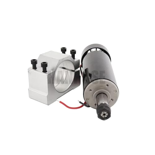 YVAAASIYC 0,5 kW Klemmen Luftgekühlte Luftgekühlte Spindel ER11 Spannfutter CNC 500 W Spindelmotor + Stromversorgung Drehzahlregler(Package 3) von YVAAASIYC