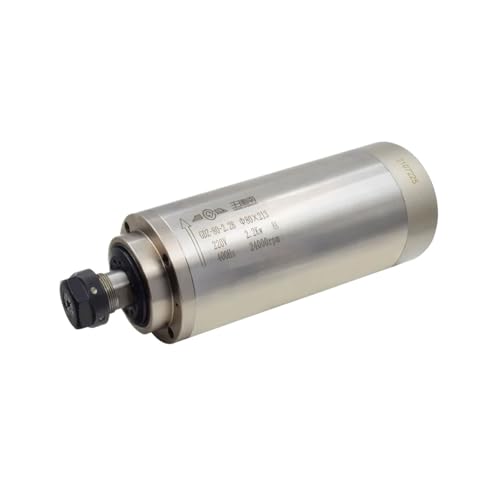 YVAAASIYC 1,5 KW-2,2 KW Wassergekühlter Spindelmotor 220/V 380 V 3/4 Lager ER20 for CNC-Fräsgravurmaschine(2.2KW 3 Bearing,380V) von YVAAASIYC