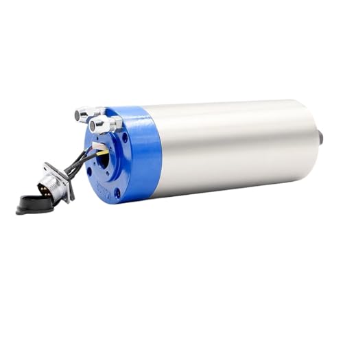 YVAAASIYC 1,5 kW ER11 Wassergekühlter Spindelmotor, 4 Lager, 80 x 200 mm, 0–24.000 U/min, Genauigkeit 0,01 mm, for CNC-Holzbearbeitung und Gravur(220/v) von YVAAASIYC